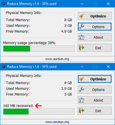 Reduce Memory v1.6