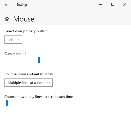 Mouse Settings Changer v1.1