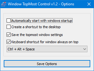 Window TopMost Control v1.2