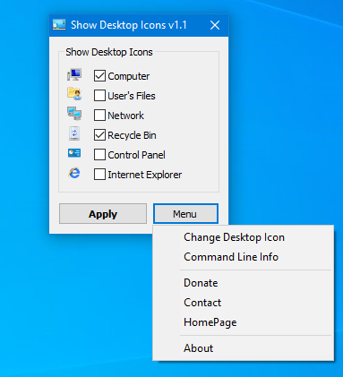Show Desktop Icons v1.1