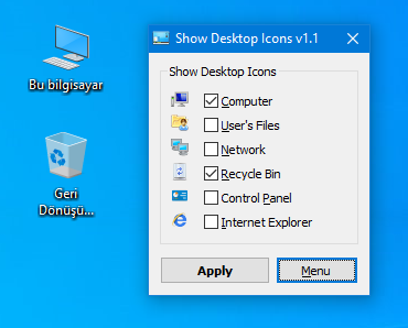 Show Desktop Icons v1.1