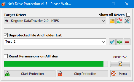 Ntfs Drive Protection v1.5