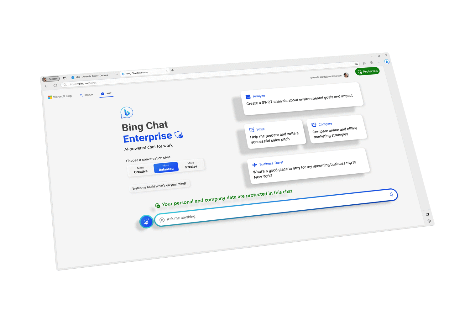 微软必应聊天推出企业版，并上线多模式视觉搜索图片功能
