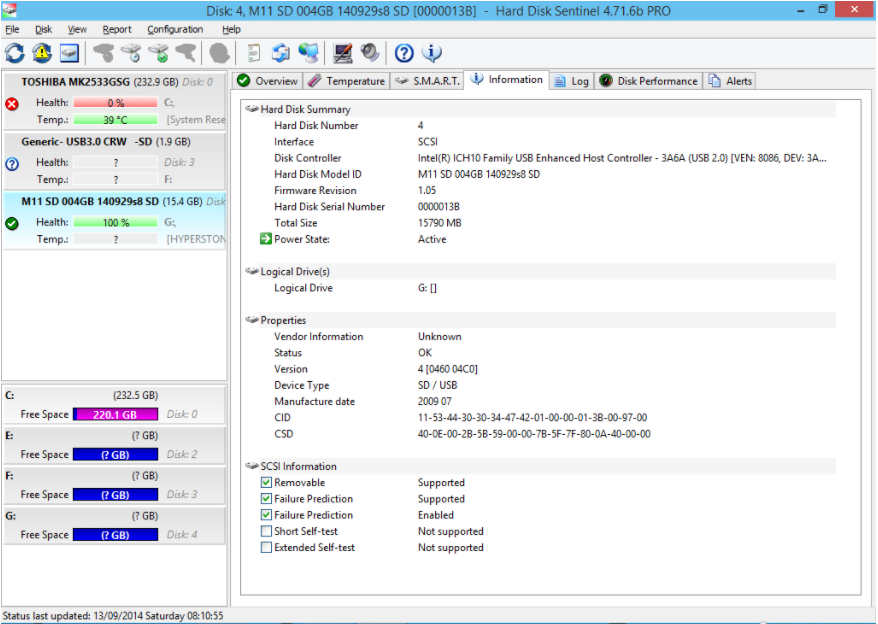 Hard Disk Sentinel