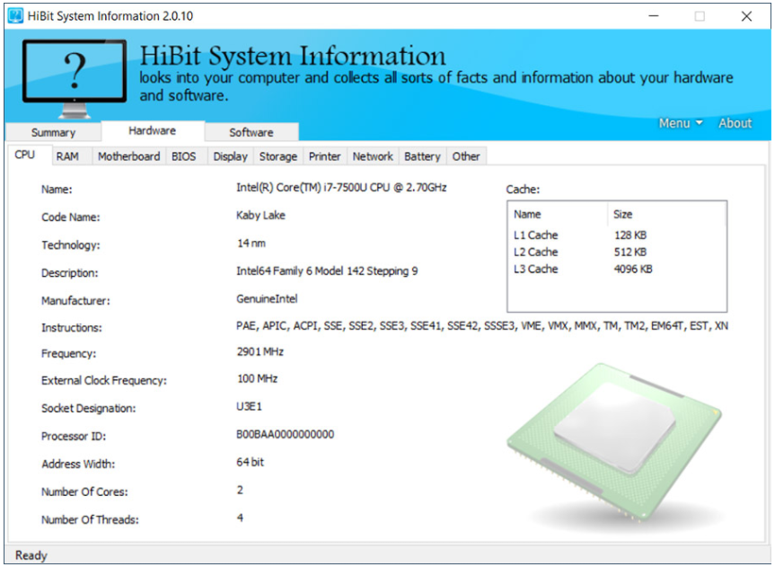 HiBit System Information