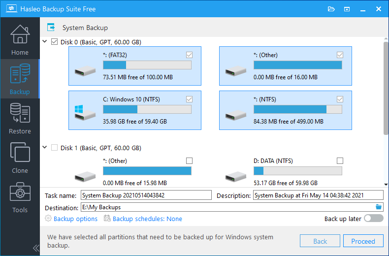 Hasleo Backup Suite Free