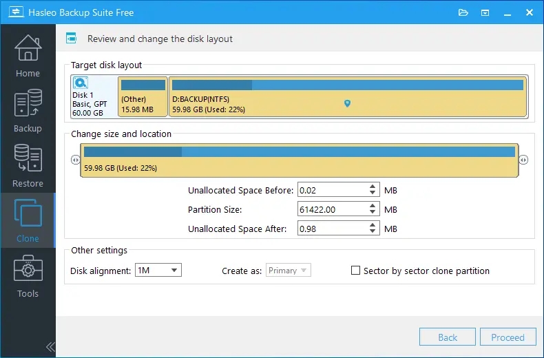 Hasleo Backup Suite Free