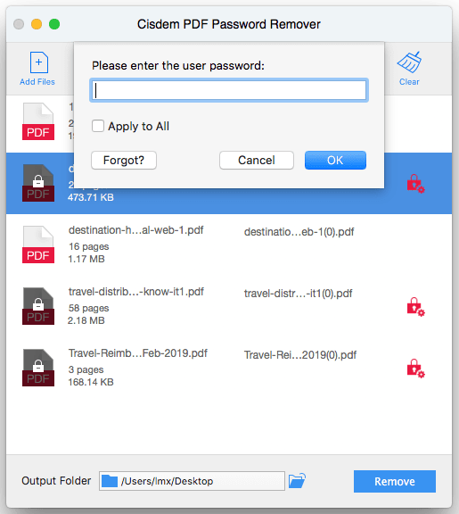 PDF Password Remover