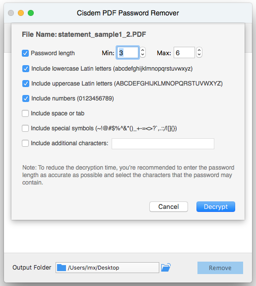 PDF Password Remover