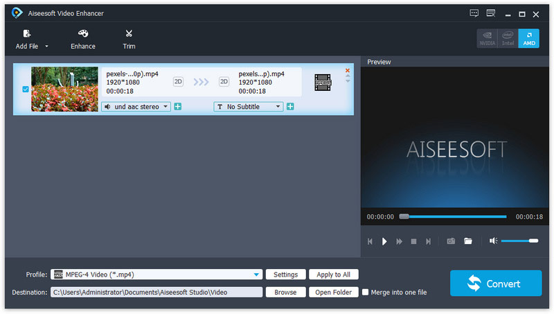 Aiseesoft Video Enhancer