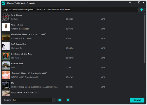 Tidal Music Converter