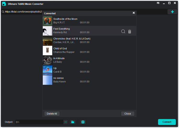 Tidal Music Converter