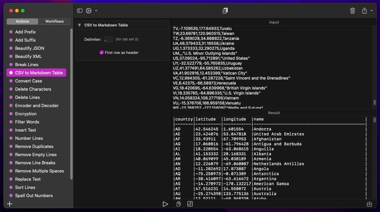 Text Workflow