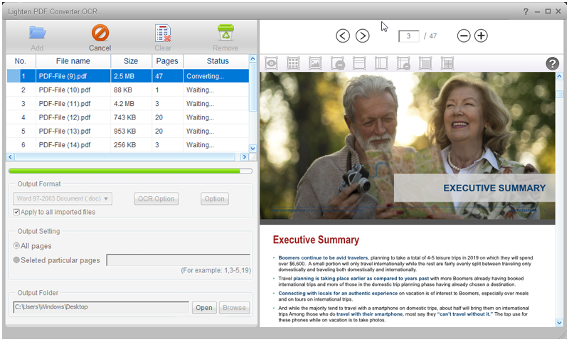 Lighten PDF Converter OCR