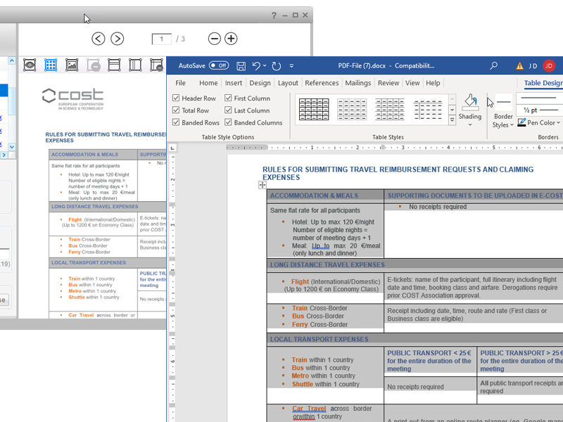 Lighten PDF to Word Converte