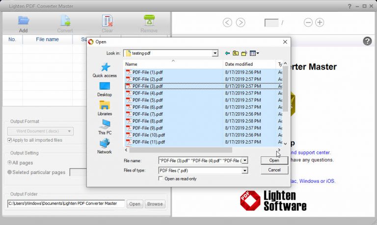 Lighten PDF To PowerPoint Converter