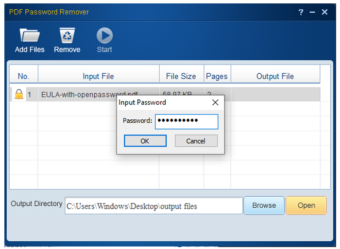 Lighten PDF Password Remover